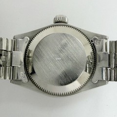 ROLEX 6517/4 Oyster Perpetual Date 1967 Automatic Silver White Gold SS