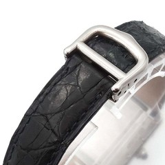 Cartier Must Tank SM W1014254 Women’s Watch SV925 White Quartz Square Dial Auth
