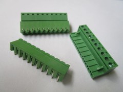 50 pcs Close Angle 10 pin 5.08mm Screw Terminal Block Connector Plugbale Type