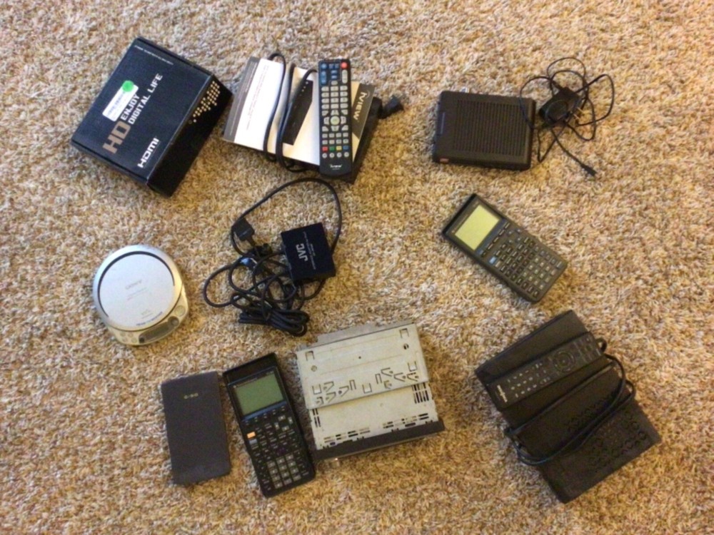 Pioneer Deck Calculators HDMI Converter Box Sony Walkman PC Card Cable Modem