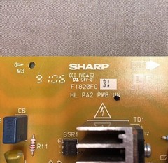SHARP HL PA2 PRINTED CIRCUIT BOARD F1820FC 31