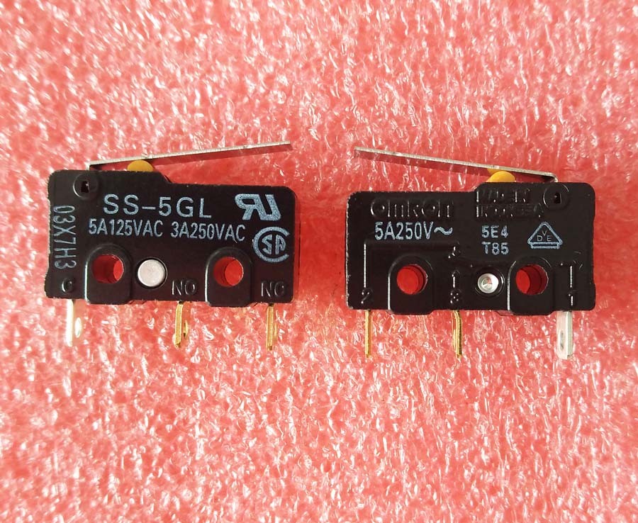 20PCS Original SS-5GL Limit Switch 3 Pins Micro switch Omron