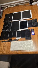 18x Apple Devices Lot iPhones iPads iPods Watch For Parts or Repair Only