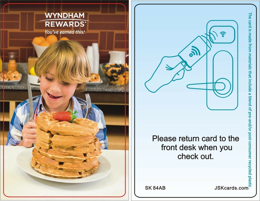 Acculock RFID Hotel Key Cards for Acculock & Betech RFID Locking System Wyndham