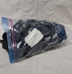 Lot of Charging Cords, Wall Plug Boxes, Corded Earbuds, Power Adapters, etc.