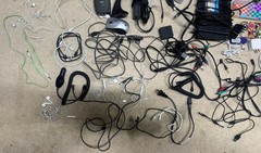 Mixed Lot – Earphones, Charging Cables, Wall Adapters, Cord, Power Cords, Plugs