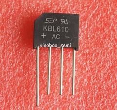 10PCS Brand New KBL610 6A 1000V Bridge Diode Rectifier SEP