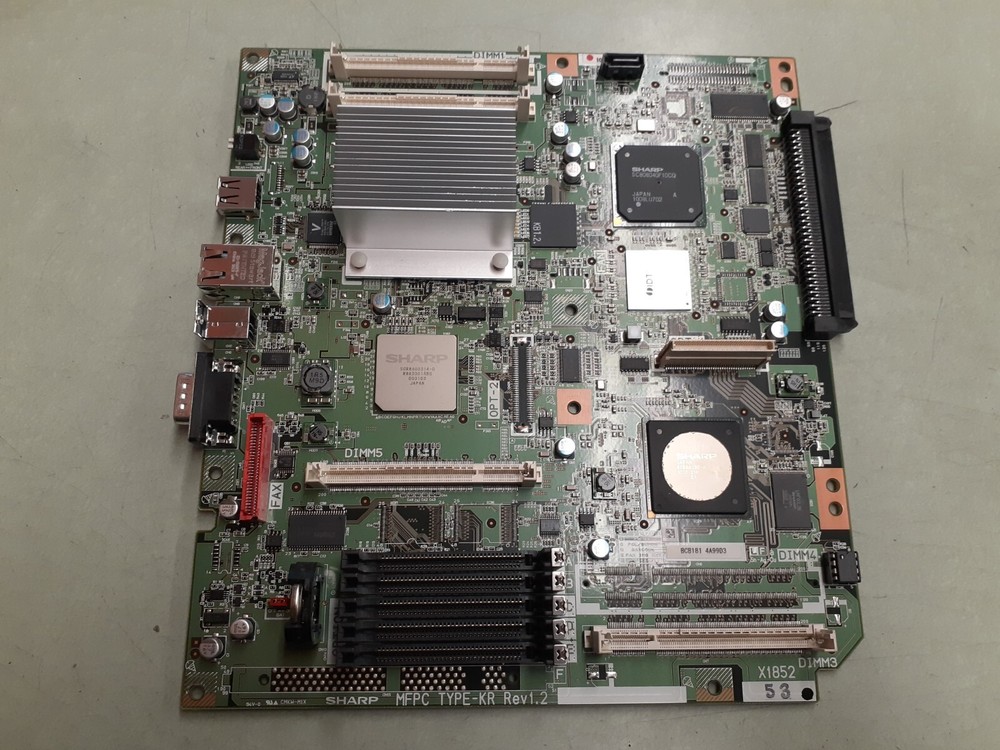 Sharp MX-5000N Main Controller MFPC PWB TYPE-KR REV1.2 X1852 – NO MEMORY
