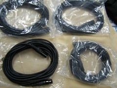 4 pack Pulse Microphone Cable XLR male female cord black 18 – 20 ft