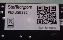 StarTech.com PEXUSB3S2 2 Port PCI Express 3.0 Card Adapter IE-N46-1320-00-02361
