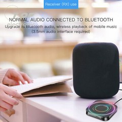 Bluetooth 5.0 Audio Receiver Transmitter 2 IN1 RCA Stereo Music Wireless Adapter