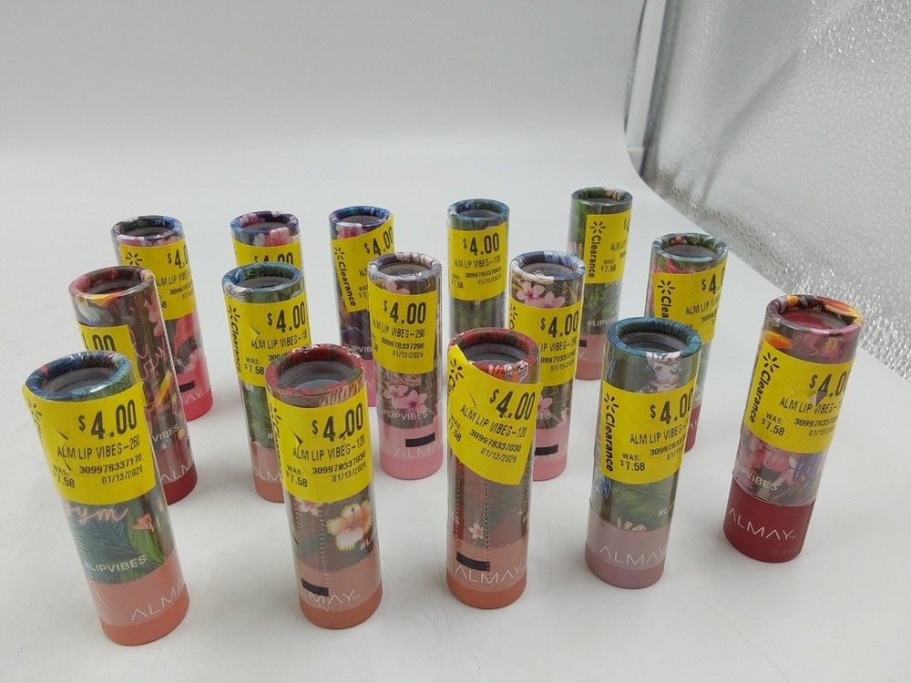 (15 Count) Of ALMAY Spring Inspired Lipsticks In Assorted Colors NWT