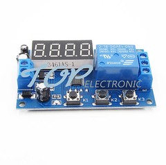 DC 12V LED Display Digital Delay Timer Control Switch Module PLC Automation