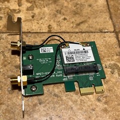 Dell WPET 123GN A V02 PCIe 19K A08 2101R WLAN Mini Card P/N: 056CGK Low Profile