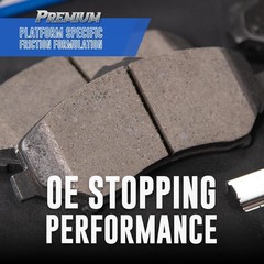Bendix Premium SBC1161 Ceramic Rear Brake Pads for Ford Fusion 2012-2006, Lincol