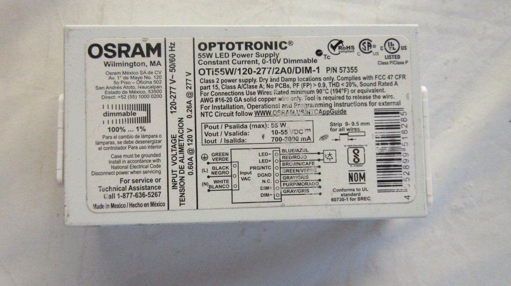 Programable LED Driver OSRAM OPTOTRONIC