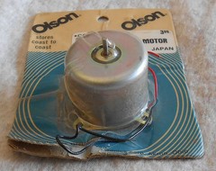 Olson MO-413 900rpm 12VDC motor NEW old stock