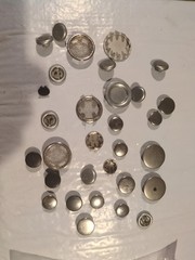 Mixed Lot of CHROME HOLE BLANKING Delete PLUGS RADIO Electric Screen BLANKS Etc.