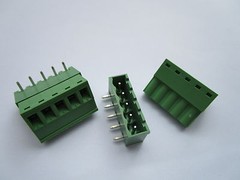 12 pcs 5.08mm Close Angle 5pin Screw Terminal Block Connector Pluggable Type New