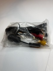 Cable Lot Micro Av USB Connector RCA Audio Video Composite Black Lot Of 4 Mix