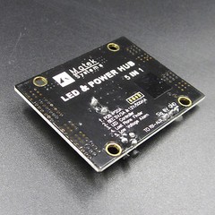 Matek PDB LED & POWER HUB BEC LED Lighting Control Tracker Low Voltage Alarm