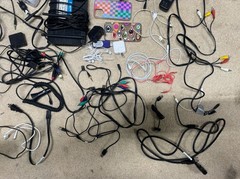 Mixed Lot – Earphones, Charging Cables, Wall Adapters, Cord, Power Cords, Plugs