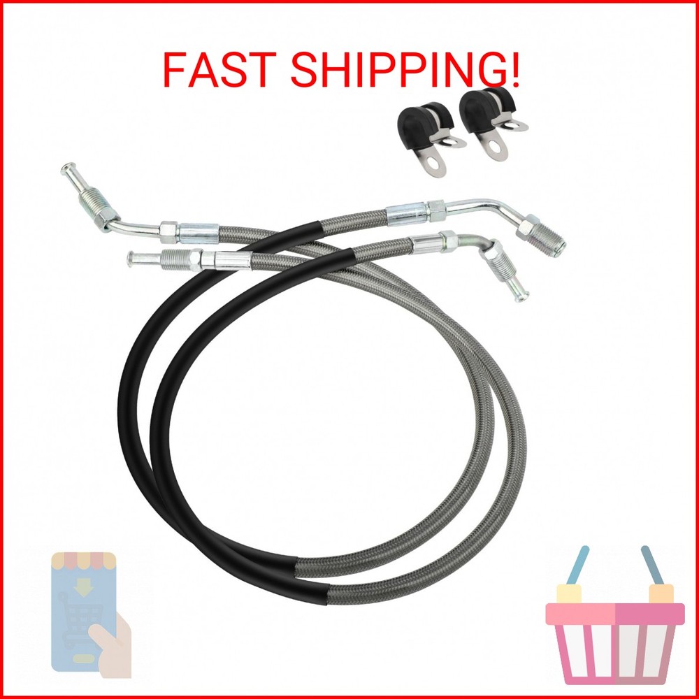 Front Left & Right Brake Hose Line for Polaris Sportsman Magnum Trail Boss Blaze