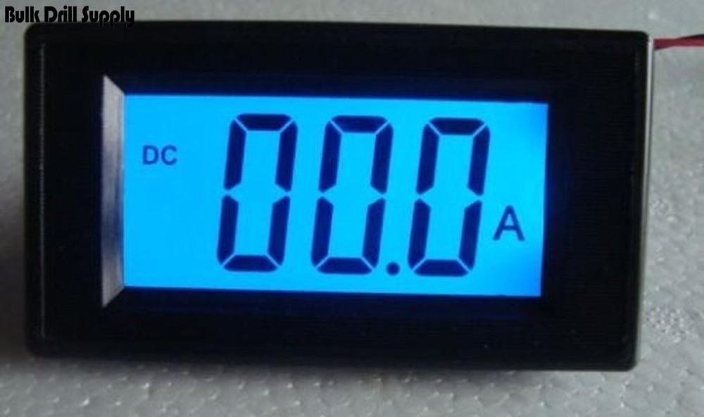 1Pcs Blue DC200mA LCD Digital AMP Panel Meter New Quick delivery