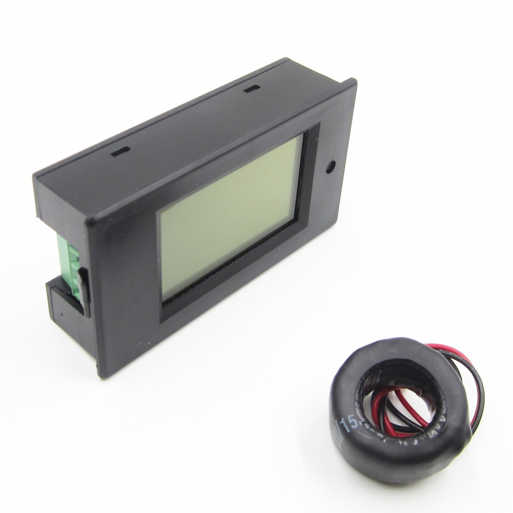 LCD AC 80-260V 0-100A Power Energy Digital Voltage Volt Current Meter Panel