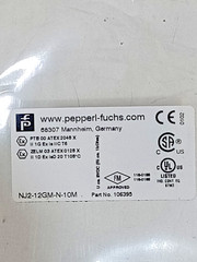 *New in Box* Pepperl-Fuchs NJ2-12GM-N-10M proximity sensor 106395