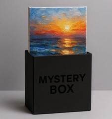 NEW MYSTERY Fun Christmas Gift 25 Acrylic Painting box LUCKEY BOX 2025 12 X 12