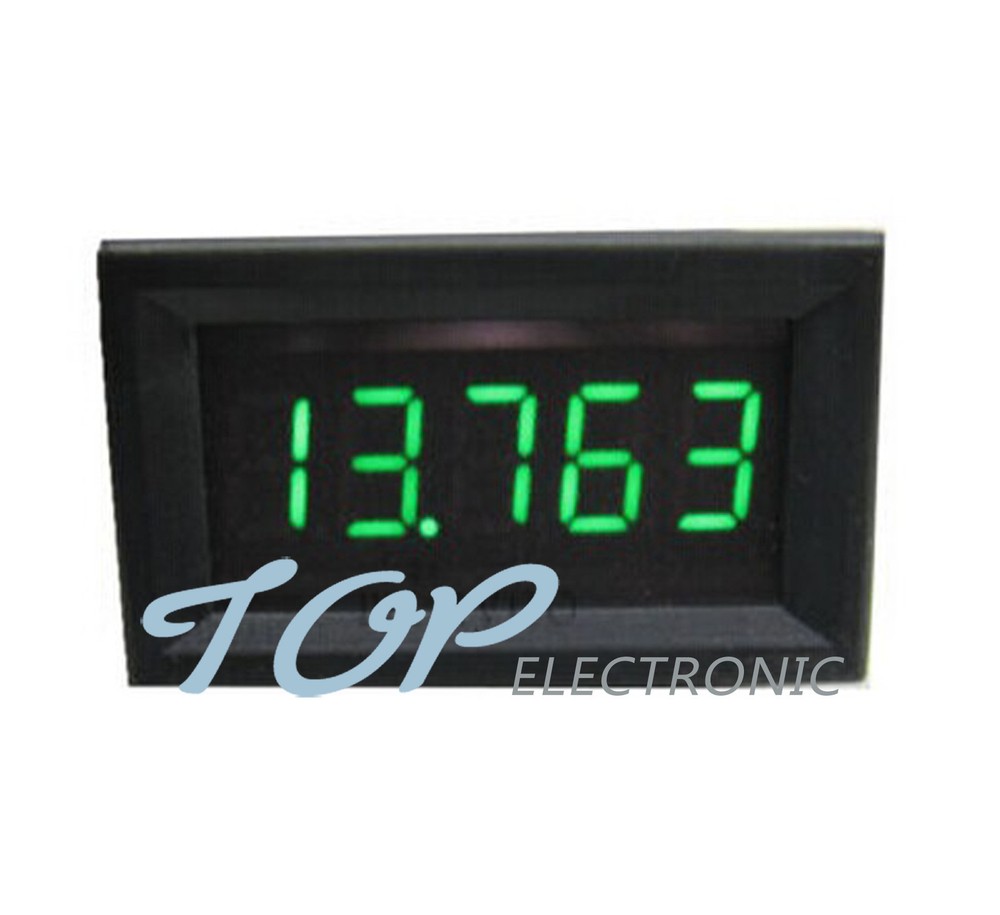 Green 0.36″ LED 5 Digit DC 0-33.000V Digital Voltmeter Voltage Meter Car Panel