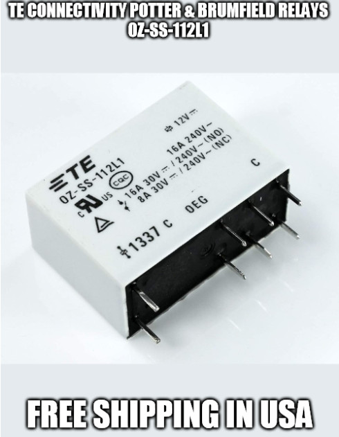 (1) TE Connectivity Potter & Brumfield Relay OZ-SS-112L1 Free shipping
