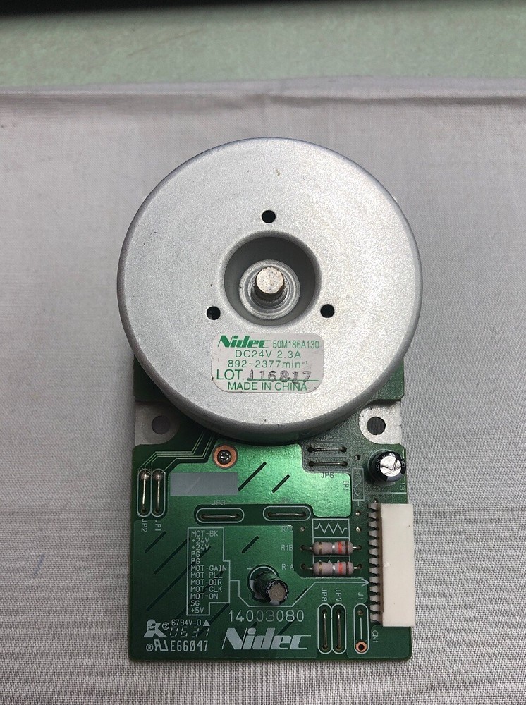 NIDEC MOTOR ASSEMBLY 50M186A130 24V 892-2377 14003080