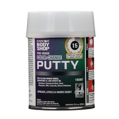 Evercoat Body Shop 105067 Pro-Grade Color-Change Putty for Filling Minor Dings,
