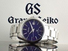 Grand Seiko Discontinued Model Quartz Movement Blue Dial SBGX087 Boxed 38mm