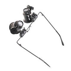 20X Magnifier Magnifying LED Light Eye Jeweler Watch Repair Glass Loupe Lens