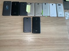 Lot Of 10 Various Lg Tribute Stylo 4 Phones Unknown Condition FOR PARTS ONLY