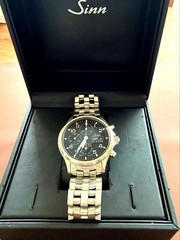 SINN Watch 358.SA.FLIEGER Skeleton Back Black Dial Sapphire Crystal Men’s w/Box