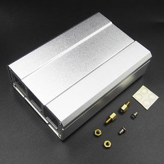 Premium Aluminum Alloy Metal Case for Raspberry Pi 2 Model B and RPi B+ white