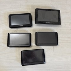 Lot Of 5 GPS Monitors GARMIN UNTESTED FOR PARTS OR REPAIR
