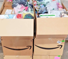 10 pound AMAZON Liquidation lot -Boxed -General mixed Merchandise – lot L7S6