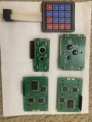Matrix Keypad 5 Nos And LCD Screens 4 Nos