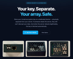 UNRAID Automatic Array Unlock Key