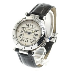CARTIER W3100255 Pasha C Date Automatic Boys’ Watch Stainless Steel