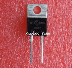 15pcs MUR860G MUR860 8A 600V 2 Pin Terminals Power Rectifier TO-220