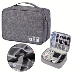 Electronics Organizer Travel Cable Organizer Bag Waterproof Portable Digital Sto