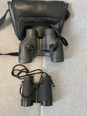 Lot Of 9 Electronics Security Camera Binoculars Smartphones Headphones USB Cable