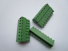 100 pcs Close Straight 8pin 5.08mm Screw Terminal Block Connector Pluggbale Type