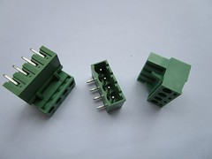 120 pcs 5.08mm Close Angle 4 pin Screw Terminal Block Connector Pluggable Type